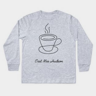 This is Mrs Hudson Kids Long Sleeve T-Shirt